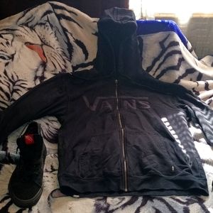 Vans zip up hoodie